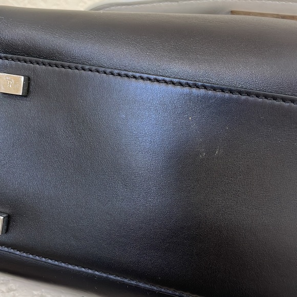 The Row Bicolor Runway Bag Black and White Top Handle - Picture 10 of 16